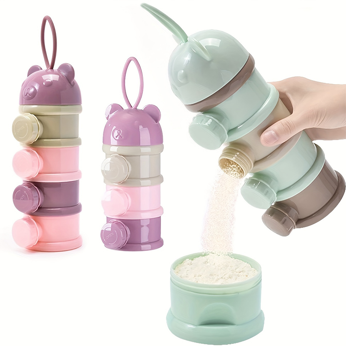 Formula Dispenser Portable - Pojemnik na mleko w proszku dla