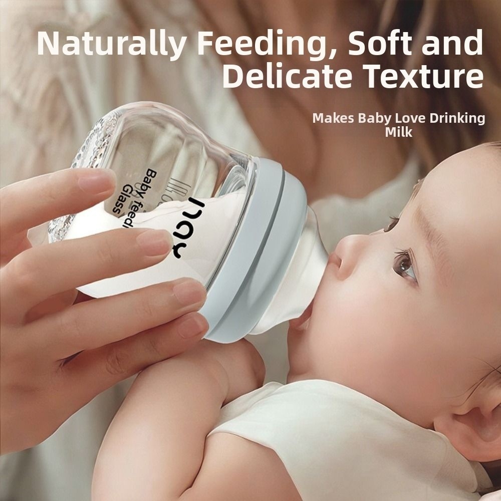 Baby Food Jar - Szklana butelka dla niemowląt, zapobiegająca flatulencji