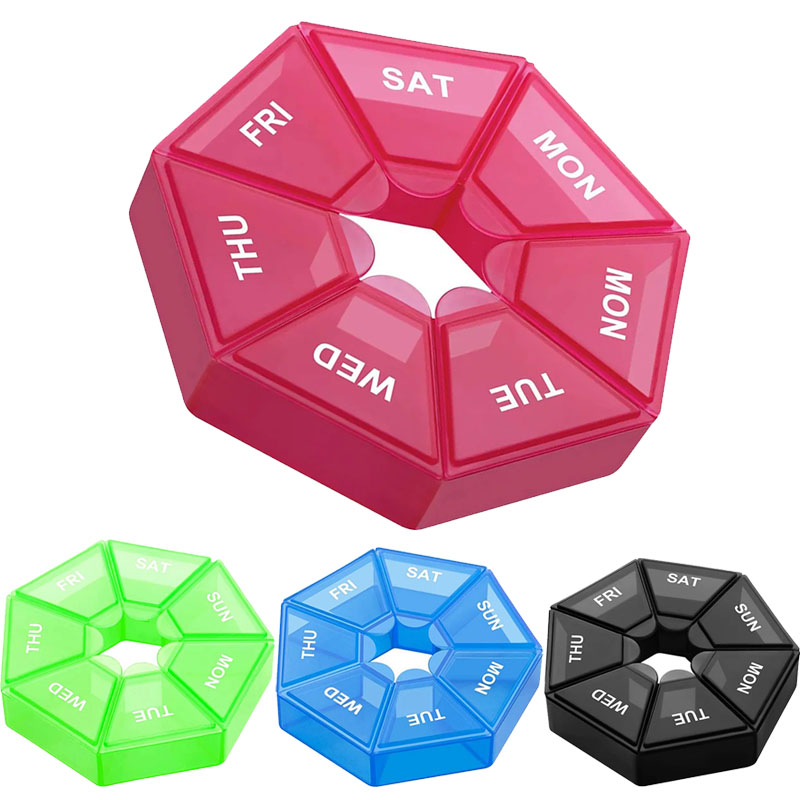 Formula Dispenser Portable - 6/3/1 szt. Pojemnik na leki z