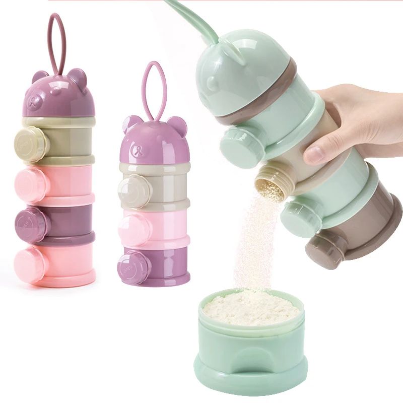 Baby Food Nan - 3/4-warstwowy przenośny pojemnik na jedzenie dla