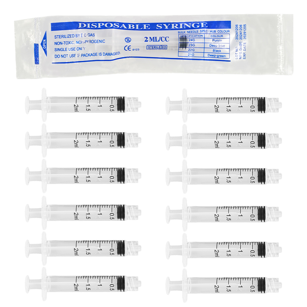 Strzykawki Luer Lock 2ml, 100  – Baby Food Allergy Rash recenzja i cena
