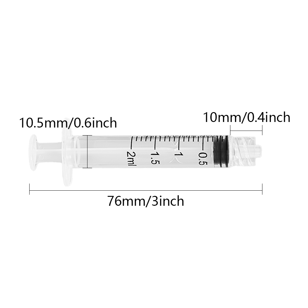 Strzykawki Luer Lock 2ml, 100  – Baby Food Allergy Rash recenzja i cena