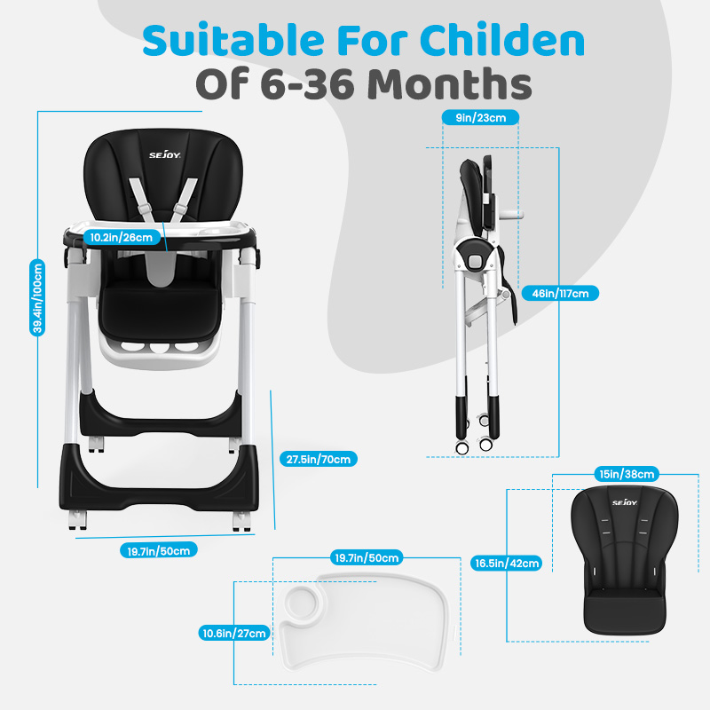 Krzesełko do karmienia Sejoy B – Baby Food Chair recenzja i cena
