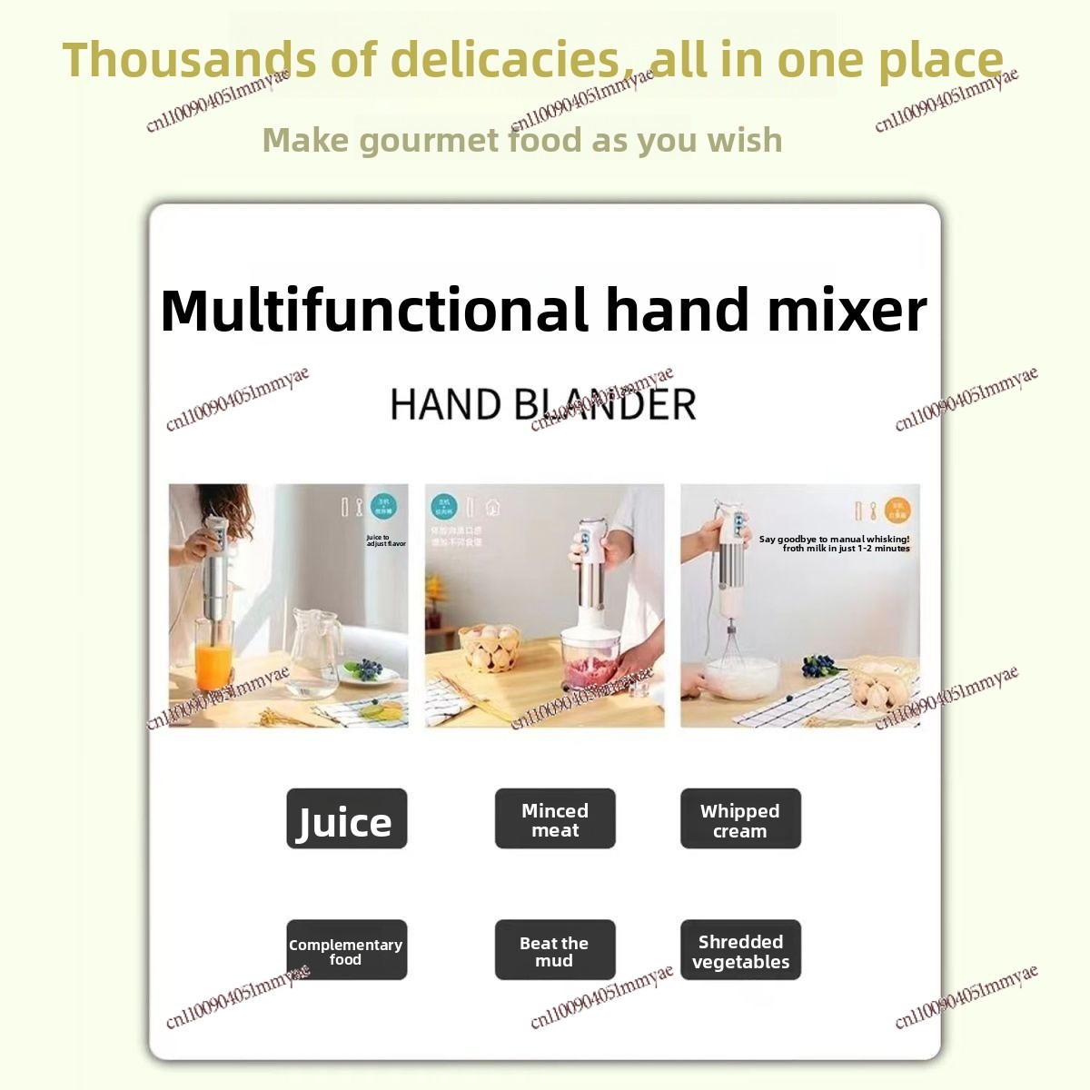 Ręczny blender do gotowania, m – Baby Food Meat recenzja i cena