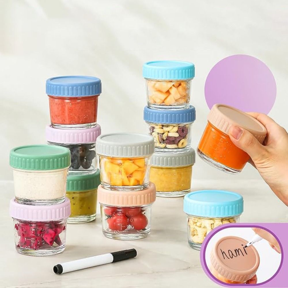 6 szt. Szklanych słoików typu  – Baby Food Jar recenzja i cena
