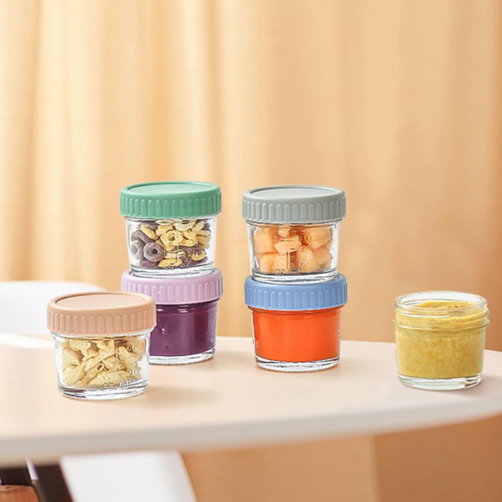 6 szt. Szklanych pojemników na – Baby Food Jar recenzja i cena
