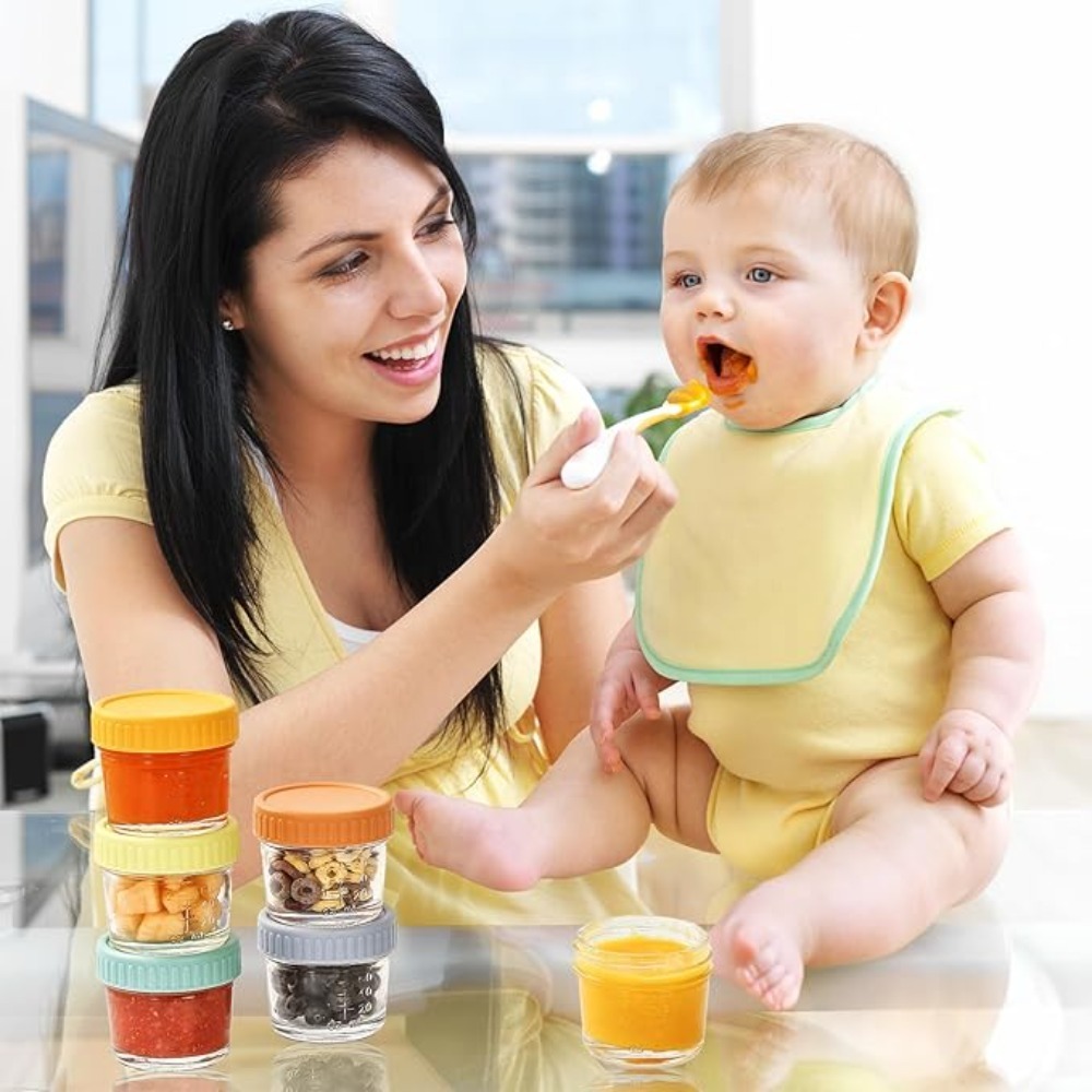 6 szt. Szklane słoiki na żywno – Baby Food Jar recenzja i cena