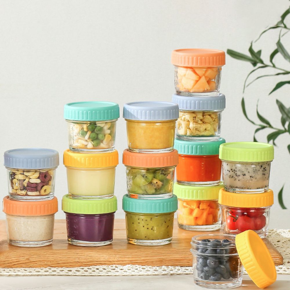 6 szt. Szklane słoiki na żywno – Baby Food Jar recenzja i cena