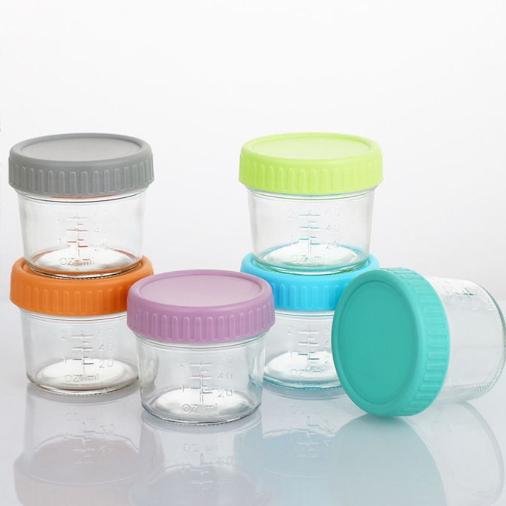 6 szt. Szklane słoiki na żywno – Baby Food Jar recenzja i cena