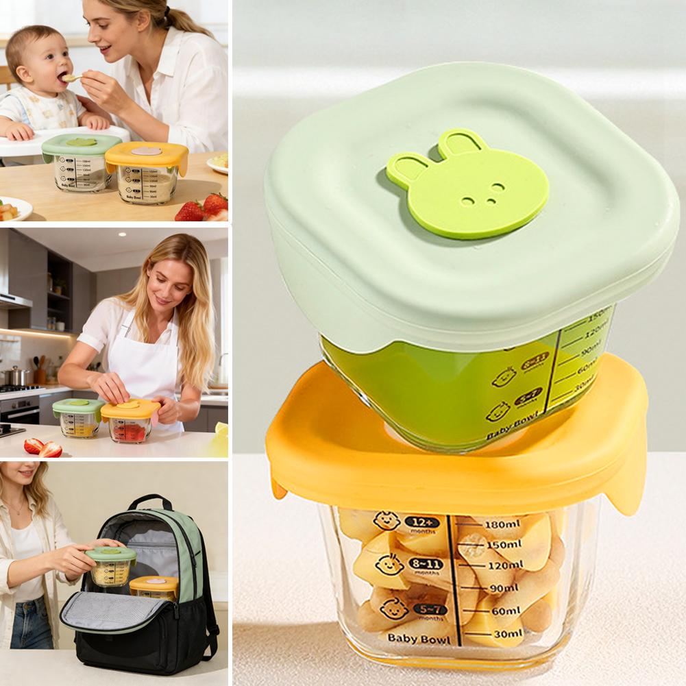 2 SZT. Szklana miska do gotowa – Baby Food Prep Containers recenzja i cena